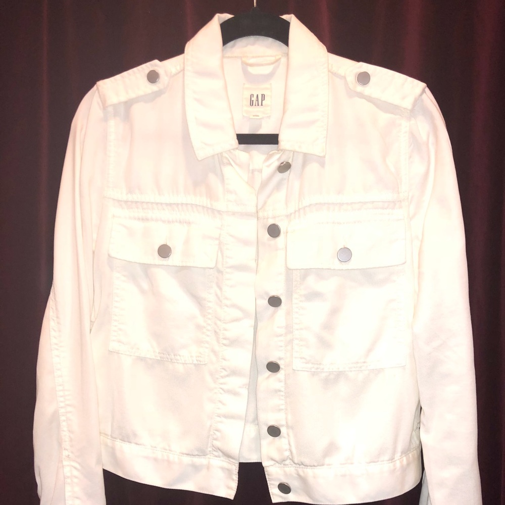 Gap nautical style jacket petite xsmall like new - Picture 2 of 10